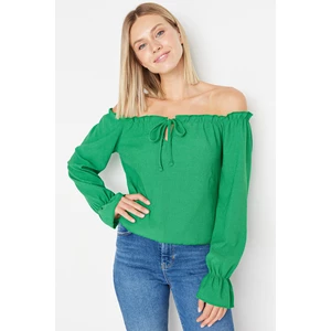 Trendyol Blouse - Green - Relaxed fit