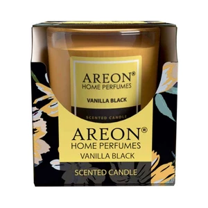 Areon Scented Candle Vanilla Black vonná sviečka 120 g