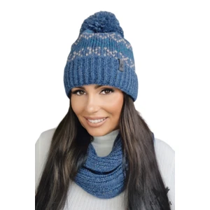 Női szett Kamea Kamea_Set_Hat&Chimney_K.21.263.16_Jeans