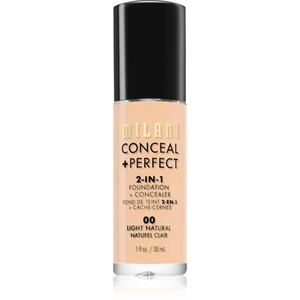 Milani Conceal + Perfect 2-in-1 Foundation And Concealer make-up 00 Light Natural 30 ml