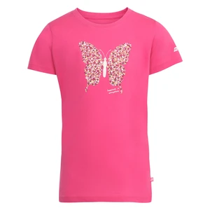 Kids cotton T-shirt ALPINE PRO BADAMO Carmine Rose PC variant