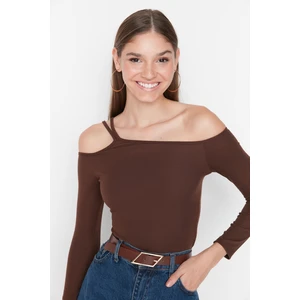 Trendyol Bodysuit - Brown - Slim fit