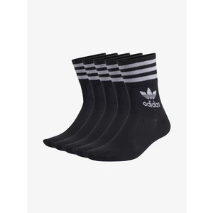 Ponožky adidas Originals (5-Pack) H65459 čierna farba