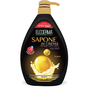 Eloderma Krémové mýdlo s arganovým olejem na ruce, tělo a obličej (Soap Cream) 1000 ml