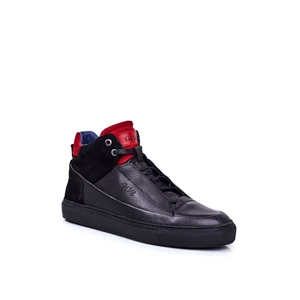 Men’s Sport Shoes Leather GOE Black GG1N3114