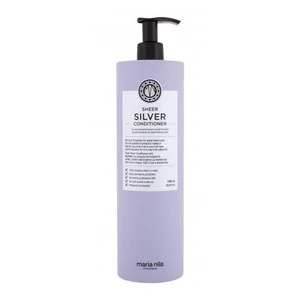 Maria Nila Hydratační kondicionér neutralizující žluté tóny vlasů Sheer Silver (Conditioner) 1000 ml