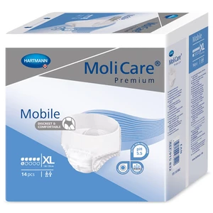 MoliCare Premium Mobile 6 kvapiek XL modré, plienkové nohavičky naťahovacie 14ks