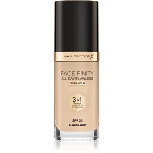 Max Factor Dlhotrvajúci make-up Facefinity 3 v 1 (All Day Flawless) 30 ml 44 Warm Ivory