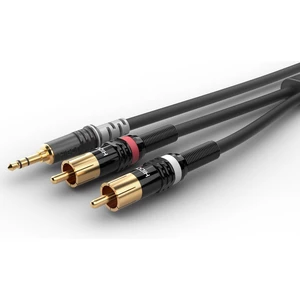 Audio kabel Hicon HBP-3SC2-0300, 3.00 m, černá