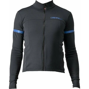 Castelli Fondo 2 Jersey Light Light Black/Blue Reflex XL