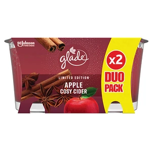 Glade Apple Cosy Cider vonná svíčka duopack 2 x 129 g