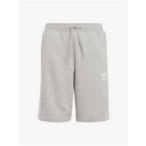 Light Grey Boys' Brindle Tracksuit Shorts adidas Originals - Unisex