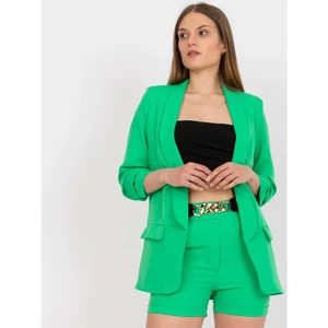 Elegant green women's set with shorts