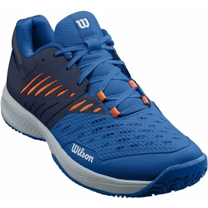 Wilson Kaos Comp 3.0 Mens Tennis Shoe Classic Blue/Peacoat/Orange Tiger 44 2/3 Chaussures de tennis pour hommes