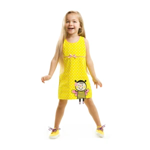 Denokids Bee Vizy Yellow Dress