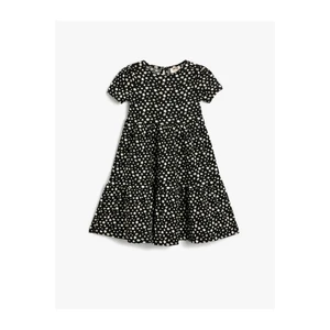 Koton Floral Short Sleeve Dress