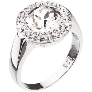 Evolution Group Stříbrný prsten se třpytivým krystalem Swarovski 35026.1 52 mm