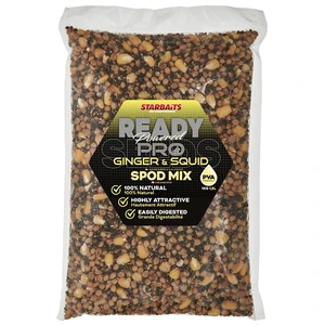 Starbaits směs spod mix ready seeds pro ginger squid - 1 kg