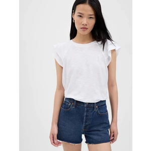 GAP T-shirt with ruffle sleeves - Women