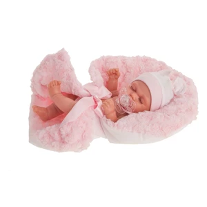 Antonio Juan Luni spící realistická panenka miminko s celovinylovým tělem 26 cm