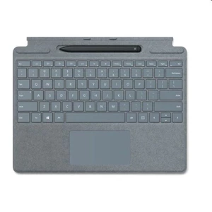 Microsoft Surface Pro X Keyboard + Pen bundle EN, platina