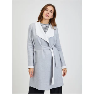 Light grey Ladies Cardigan with Tie ORSAY - Ladies