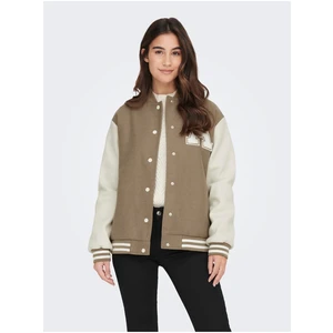 Beige Women's Bomber ONLY Silja - Women