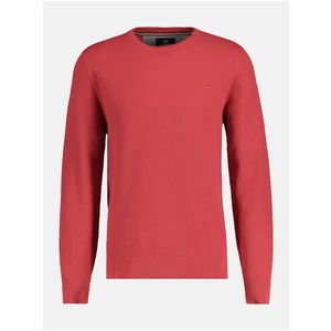 Red men's basic sweater LERROS - Men