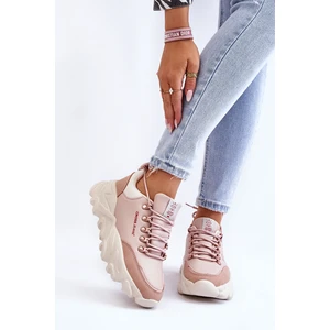 Cross Jeans KK2R4072C Nude Platform Womens Sneakers