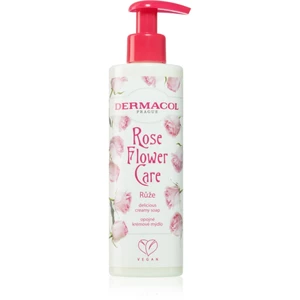 Dermacol Flower Care Rose krémové mýdlo na ruce 250 ml