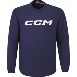 CCM Locker Room Fleece Crew SR Navy XS SR