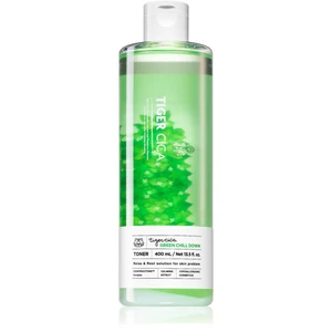 It´s Skin Tiger Cica Green Chill Down čisticí a zklidňující tonikum pro problematickou pleť, akné 400 ml