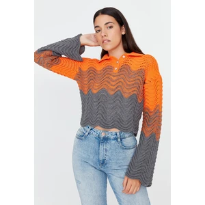 Trendyol Sweater - Orange - Regular fit