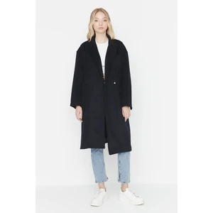 Trendyol Coat - Navy blue - Puffer