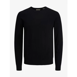 Black Basic Sweater Jack & Jones Emil - Men