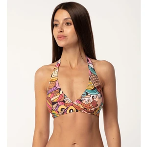 Aloha From Deer Woman's Love Thy Ice Cream Halter Neck Bikini Top BTH AFD353