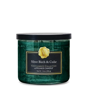 Village Candle Vonná svíčka ve skle Silver Birch & Cedar 396 g