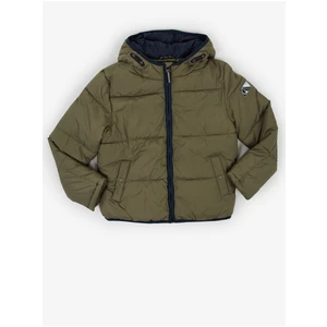 Khaki Boys Quilted Jacket with Hood Tom Tailor - Boys