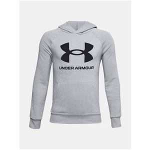 Under Armour Rival Fleece Mikina dětská Šedá