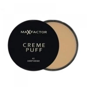 Max Factor Creme Puff púder pre všetky typy pleti odtieň 42 Deep Beige 21 g