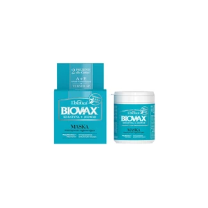 L’biotica Biovax Keratin & Silk regenerační maska pro hrubé vlasy 250 ml