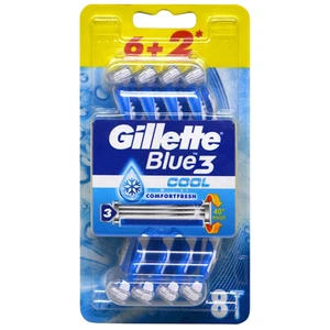 GILLETTE Blue3 Cool Jednorazový holiaci strojček 8 ks