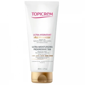 Topicrem UH BODY Ultra-Moisturizing Progressive Tan hydratačné samoopaľovacie mlieko pre suchú a citlivú pokožku 200 ml