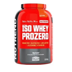 Nutrend ISO Whey Prozero 2250 g slaný karamel