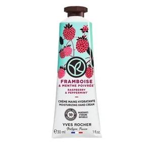 Yves Rocher Bain de Nature krém na ruce Raspberry & Peppermint 30 ml