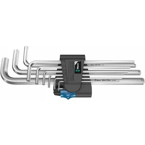 Wera 022130 Šestihranné klíče Wera 950/9 L Hex-Plus HF 1, Chromovaná (Sada 9 ks)