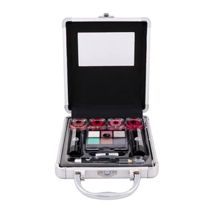 2K Beauty Basic Train Case darčeková kazeta Complete Makeup Palette pre ženy