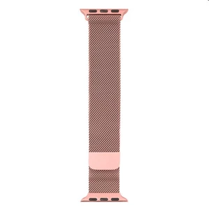 Nerezový remienok COTEetCI Milanese loop pre Apple Watch 42/44mm, ružovo zlatý WH5203-PMRG