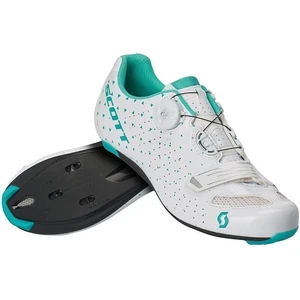 Scott Road Comp BOA Lady Gloss White/Turquoise Blue 42