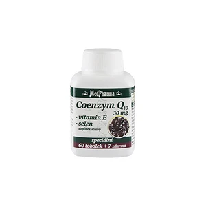 MedPharma Coenzym Q10 30 mg + vitamín E + selen 60 tob. + 7 tob. ZDARMA